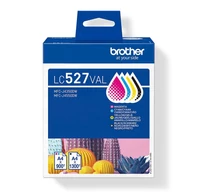 Brother LC527VAL tintapatron 4 db Eredeti Fekete, Cián, Magenta, Sárga
