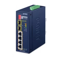 PLANET Netzwerkgeräte Beállítást nem igénylő (unmanaged) Fast Ethernet (10/100) Ethernet-áramellátás (PoE) támogatása Kék