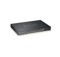 Zyxel GS1920-24HPV2 Vezérelt Gigabit Ethernet (10/100/1000) Ethernet-áramellátás (PoE) támogatása Fekete