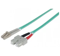 Intellinet LC/SC, 50/125 µm száloptikás kábel 20 M OM4 Ibolya