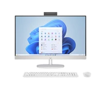 HP 27-cr0222nw AMD Ryzen™ 7 7730U 68.6 cm (27") 1920 x 1080 px All-in-One PC 16 GB DDR4-SDRAM 512 GB SSD Windows 11 Home Wi-Fi 6 (802.11ax) White