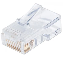 Intellinet 790512 huzalcsatlakozó RJ45 Átlátszó