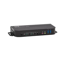 2-portos HDMI/USB KVM kapcsoló - 4K 60 Hz, HDR, HDCP 2.2, IR, USB megosztás, USB 3.0 kábelek
