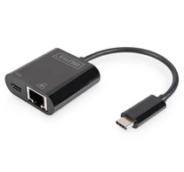 Digitus DN-3027 dokkoló állomás és port replikátor Fekete