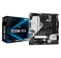 ASRock 90-MXBDK0-A0UAYZ B550M Pro4 Alaplap AMD Ryzen Támogatással