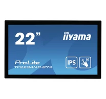 iiyama ProLite TF2234MC-B7X számítógép monitor 54,6 cm (21.5") 1920 x 1080 pixelek Full HD LED Érintőképernyő Többfelhasználós Fekete