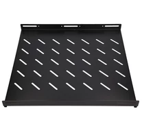 Extralink FIXED SHELF FOR 800MM DEPTH CABINET,19\" 500MMX1U, BLACK Rack polc