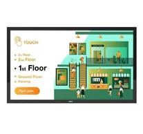 NEC MultiSync M491 Laposképernyős digitális reklámtábla 124,5 cm (49") LCD 500 cd/m² 4K Ultra HD Fekete Érintőképernyő