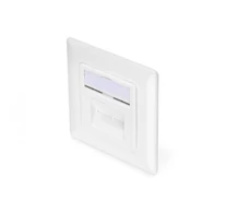Digitus DN-9007-1 csatlakozóaljzat 2 x RJ-45 Fehér