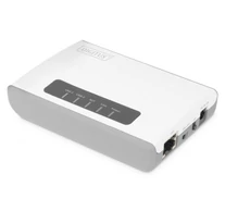 Digitus DN-13024 nyomtatószerver Ethernet LAN /Vezeték nélküli LAN Fehér