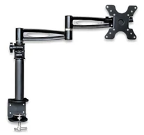 Techly ICA-LCD 502BK Forgatható Asztali Tartó 13-27" LCD Monitorokhoz 6kg-ig