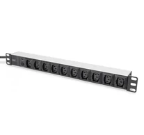 Digitus 10-Outlet Strip Fekete 10 AC kimenet(ek) 250 V 2 M