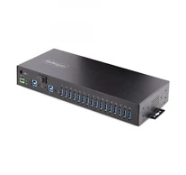 StarTech.com 5G16AINDS-USB-A-HUB hálózati csatlakozó USB 3.2 Gen 1 (3.1 Gen 1) Type-B 5000 Mbit/s Fekete