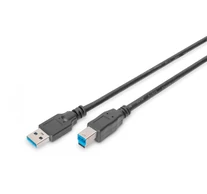 Digitus DB-300115-018-S USB kábel USB 3.2 Gen 1 (3.1 Gen 1) 1,8 M USB A USB B 5 Gbit/s Fekete