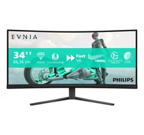 Philips Evnia 34M2C3500L/00 számítógép monitor 86,4 cm (34") 3440 x 1440 pixelek Wide Quad HD LCD Fekete