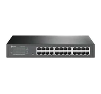 TP-Link TL-SG1024DE hálózati kapcsoló Vezérelt L2 Gigabit Ethernet (10/100/1000) Fekete