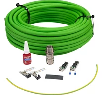 AXIS 03310-001 hálózati kábel Zöld 25 m Cat6a