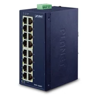 PLANET ISW-1600T hálózati kapcsoló Beállítást nem igénylő (unmanaged) Fast Ethernet (10/100) Kék