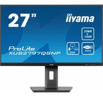 iiyama ProLite XUB2797QSNP-B1 számítógép monitor 68,6 cm (27") 2560 x 1440 pixelek Quad HD LED Fekete