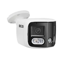 BCS BCS-L-PTIP2X4FCR2L2-Ai1 8MP IP Tubular Kamera panorámás látószöggel és NightColor technológiával