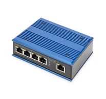 Digitus DN-651118 hálózati kapcsoló Beállítást nem igénylő (unmanaged) L2 Gigabit Ethernet (10/100/1000) Fekete, Kék