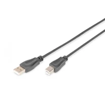 Digitus DB-300105-030-S USB kábel USB 2.0 3 M USB A 0,48 Gbit/s Fekete