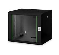 Digitus DN-19 09-U-SW állvány 9U Falra szerelhető állvány Fekete