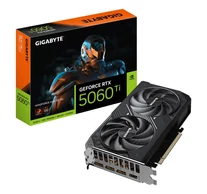 GIGABYTE GeForce RTX 5060 Ti WINDFORCE MAX OC 8G Graphics Card - 8GB GDDR7, 128bit, PCI-E 5.0, 2587MHz Core Clock, 3 x DP, 1 x HDMI, NVIDIA DLSS 4, GV-N506TWF2MAX OC-8GD