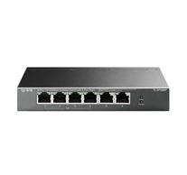 TP-Link TL-SF1006P hálózati kapcsoló Beállítást nem igénylő (unmanaged) Fast Ethernet (10/100) Ethernet-áramellátás (PoE) támogatása Fekete