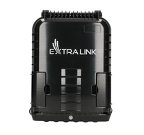 Extralink JENNIFER 16 CORE FIBER OPTIC TERMINAL BOX BLACK WITH CONNECTOR