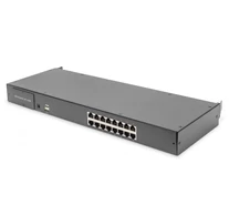 Digitus DS-72217 KVM kapcsoló Keretállvány Fekete