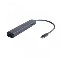 USB-C Többportos Adapter - 8K HDMI, 3 USB Hub Port, Gigabit Ethernet, 100W PD Töltés, HDR, HDCP 2.3