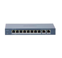Hikvision DS-3E0310HP-E(C) hálózati kapcsoló Beállítást nem igénylő (unmanaged) Fast Ethernet (10/100) Ethernet-áramellátás (PoE) támogatása Kék