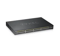 Zyxel GS1920-48HPV2 Vezérelt Gigabit Ethernet (10/100/1000) Ethernet-áramellátás (PoE) támogatása Fekete