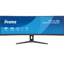iiyama ProLite XCB4594DQSU-B1 számítógép monitor 113 cm (44.5") 5120 x 1440 pixelek Dual QHD LED Fekete