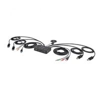 StarTech.com C2-DD46-UA2-CBL-KVM KVM kapcsoló Fekete