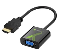 Techly IDATA HDMI-VGA2 HDMI-ról S-VGA D-Sub15 M/F Adapter