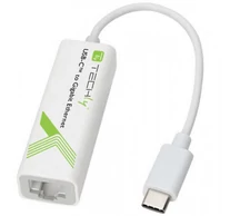 Techly IADAP USB31-ETGIGA USB-C 3.1 RJ45 Gigabites Hálózati Adapter. 10/100/1000