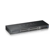 Zyxel GS2220-28-EU0101F hálózati kapcsoló Vezérelt L2 Gigabit Ethernet (10/100/1000) Fekete