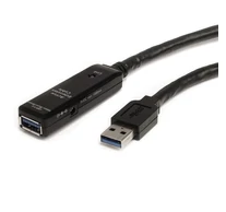 StarTech.com USB3AAEXT10M USB kábel USB 3.2 Gen 1 (3.1 Gen 1) 10 M USB A 5 Gbit/s Fekete