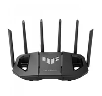 ASUS 90IG0A30-MO9C00 vezetéknélküli router 2.5 Gigabit Ethernet Háromsávos (2,4 GHz / 5 GHz / 6 GHz) Fekete