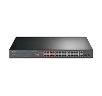TP-Link TL-SL1226P Beállítást nem igénylő (unmanaged) Gigabit Ethernet (10/100/1000) Ethernet-áramellátás (PoE) támogatása 1U Szürke