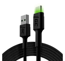 Green Cell KABGC13 USB kábel 2 M USB 2.0 USB A USB C Fekete