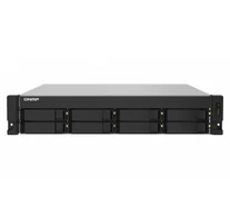 QNAP TS-832PXU-RP NAS Rack (2U) Annapurna Labs AL324 4 GB DDR4 0 TB QNAP Turbo System Fekete