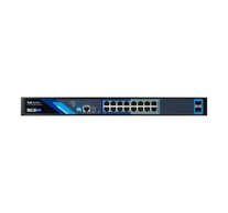 BCS BCS-B-SP16G-2SFP-M Kezelhető PoE Switch 16 Port 1Gbps 150W SFP Uplink-kel