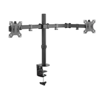 Techly ICA-LCD 582-D Kétmonitoros állvány 13-32” LCD 8kg Asztali forgatható