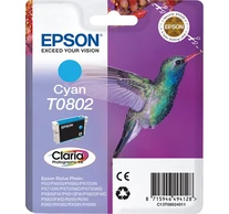 Epson Hummingbird T0802 tintapatron 1 db Eredeti Cián