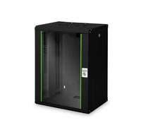 Digitus DN-19 16-U-SW állvány 16U Falra szerelhető állvány Fekete