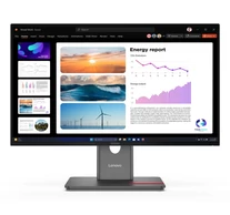 Lenovo ThinkVision P24Q-40 számítógép monitor 60,5 cm (23.8") 2560 x 1440 pixelek Quad HD LCD Fekete