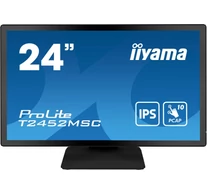 iiyama ProLite T2452MSC-B1 számítógép monitor 60,5 cm (23.8") 1920 x 1080 pixelek Full HD LCD Érintőképernyő Többfelhasználós Fekete